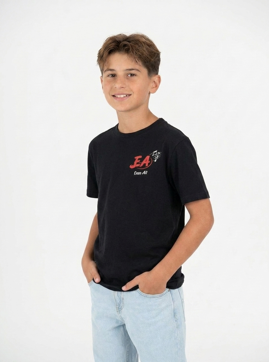 Camiseta Negra – I Am a Champion - Imagen 3